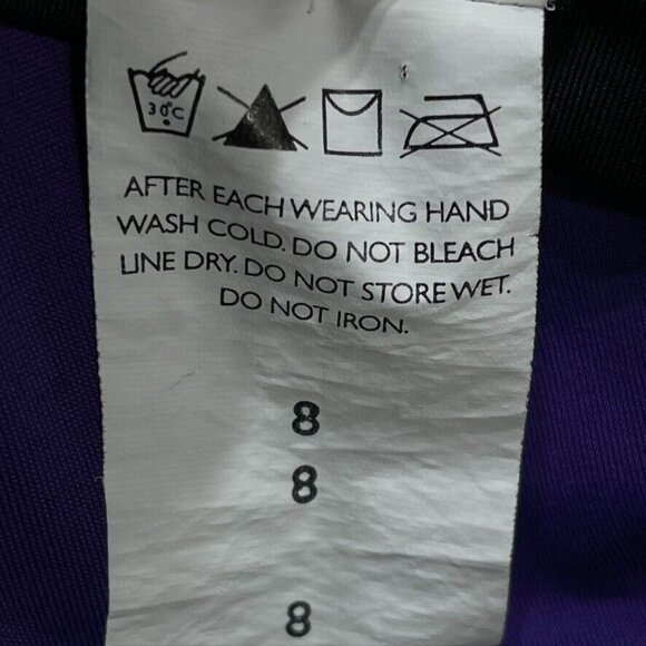 NIKE Bikini Top Reversible Plunge Halter Women's Size 8 - Picture 7 of 9